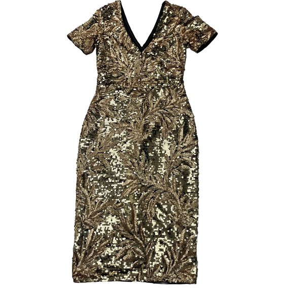 Club L Sequin Dress Gold Size Small S - Picture 1 of 10